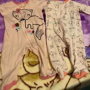 Gerber baby girl pajamas